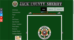 Desktop Screenshot of jackcountysheriff.com